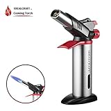 idealcraft調節可能なダブルFlameキッチン料理トーチBlowtorch – 強力なFlameブタントーチ – Culinaryトーチfor Cooking