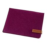 【Amazon.co.jp 限定】HAKUBA fineseed タブレットスリーブ FT01 ワインレッド iPadケース フェルトタイプ