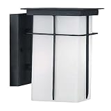 Kenroy Home 70000TB Mesa 4-Inch Shade and 7-Inch Extension Small Wall Lantern [並行輸入品]