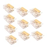 Perfk 金属製　5x20mmヒューズ用　250V　6A　PCBヒューズホルダー　基板　プラスチック　　10個入り　