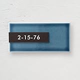 【アスカストア 】表札 タイル 表札北欧 ［ブルータイル×二層板］W147mm×H72mm 表札 玄関 表札 アイアン 表札 日本製 国産タ