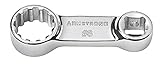 Armstrong 64-771 3/8 Drive 12 Point SAE Spline Torque Wrench Adapter #8, 1/4 by Armstrong
