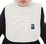 Wibbly Wobbly Timey Wimey ネクタイを有する有機ビブ Medium