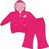 カーターズ（Carter's）【ピンクパーカーセット】女の子ホットピンク花柄アップリケパーカージャケット&ピンクコーデパンツ上下2点セット 3months 3ヶ月 60cm 出産祝いギフト,上下セット