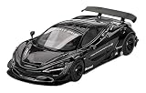 MINI GT × MiJo Exclusives 1/64 マクラーレン 720S LB★Works ブラック (左ハンドル) 完成品