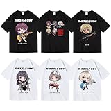 [ようこそ] ガールズバンドクライ Tシャツ 半袖 ちびキャラ 井芹仁菜 河原木桃香 安和すばる メンズ レディース カジュアル プレゼント (3XL,12) [並行輸入品]