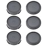 ATAK Canon キャノン FDマウント用 互換 FDキャップ/FD レンズ リア キャップ 3個 & FD ボディキャップ 3個 合計6個 (Canon キャノン FD マウント 互換)