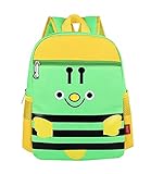 スクールバッグスクールToddleバックパックベビーバッグのために子供のバックパック（グリーンビー）