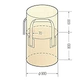 【10枚入】 コンテナバッグ KR-1-0.5 産業廃棄物 セメント 農業 化学 回収 運搬 保管 コT 代不