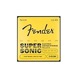 Fender フェンダー エレキギター弦 SuperSonic™ Bullets™ 3150M Guitar Strings, Pure Nickel, Bulled End, Gauges .011-.049