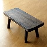 花台 フラワースタンド 室内 木製 おしゃれ ナチュラル 花置き台 鉢置き台 低い テーブル 観葉植物 ウッドスクエアスタンドL (A)