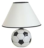 Ore International 604SC Ceramic 60-Watt Table Lamp, Soccer Ball [並行輸入品]