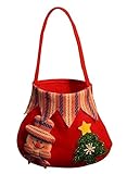 3クリスマスデコレーションクリスマスギフトバッグキャンディーバッグのセット[B]