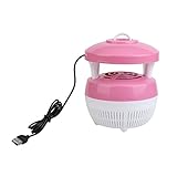 Kicode LEDライト アンチモスキート昆虫忌避剤 自動非毒性静かなキャッチャーハエ フライペストバグ トラップランプの家庭用品