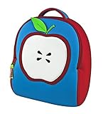 Dabbawalla Bags Apple Of My Eye Kid's Toddler Preschool and Daycare Backpack, Red/blue by Dabbawalla