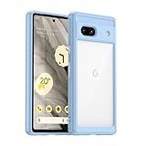 ピクセル7a ケース おしゃれ Google pixel 7A ケース 薄型 軽量 透明 7 おしゃれ 全面保護 pixel7A ケース ケース 7A カバー 耐衝撃 ピクセル7A カバー pixel7A スマホケース (Google Pixel 7A,水色)