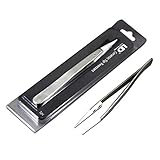 OKTOKYU セラミックピンセット ワイヤーDIYツール 電子タバコDIY用 耐熱耐高温 (シルバー)