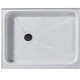 Vigo 36 x 48-in。長方形ベース左シャワー排水、ホワイト