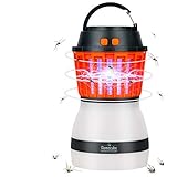 電撃殺虫器 Homecube 蚊取り器 捕虫器 殺虫ライト 誘虫灯 LED キャンプライト 蚊取りと照明両用 IP67防水機能 UV光源誘引式 無害 静か 赤ちゃんやペットにも安心 夏 台所 居間 オ