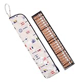 楽しく計算おしゃれそろばんセット(木製・23桁)　国旗で旅する世界旅行（生成）　日本製　N5707720