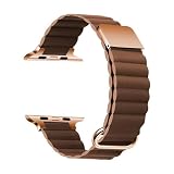 アローン(Allone) AppleWatch マグネットバンド ブラウン 41/40/38mm スマートウォッチアクセサリ 良い肌触り 手首回り17～23㎝ おしゃれ GRK-WS14BR