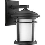 Progress Lighting P6084-3130K9 Traditional/Casual 1-9W Led Wall Lantern, Black [並行輸入品]