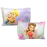 Disney Fairies Pillowcase Set Floral Frolic Bed Accessories [並行輸入品]