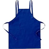 [クロダルマ] 作業用 エプロン ブルー 47228 F