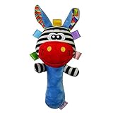 YeahiBaby Baby Kids Cute Cartoon Animal Soft Plush Rattles Hand Bells Educational Funny Toys Hand Ra