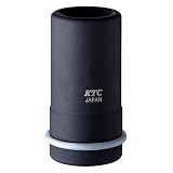 KTC(ケーテーシー) 25.4mm (1インチ) インパクトレンチ ソケット (ディープ薄肉) 22mm ピン・リング付 BP8L-22TP