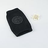 赤ちゃん膝パッド、ユニセックス弾性ひざの肘パッド幼児、幼児、子供のための調節可能な通気性防水安全保護具,1組 (黒)