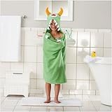 Children's Hooded Bath Beach Towel GREEN MONSTER by Jumping Beans by Jumping Beans