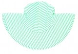 RuffleButts ラッフルバッツ スイムハット ミントストライプ 帽子 (12m-2T) [並行輸入品]