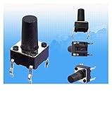 10PCS6x6x10mmミニチュアマイクロスイッチPCBモメンタリ触覚タクトスイッチボタン