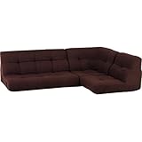 萩原 ハギハラ SOFA トリニティ コーナーソファ リビングソファ ローソファー 3点セット 3人用 BR ブラウン 4934257149983 【代引き不可】