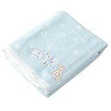 東京西川 ベビーパフシリーズ ラ・モルフェ®おくるみバスタオル 85×85cm ブルー LQY4502516-B