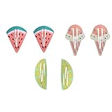 YueLian　キッズ　ヘアピン　髪飾り　女の子　可愛い　ヘアアクセサリー　ベビー　ヘアクリップ　髪留め　6点セット（混色）