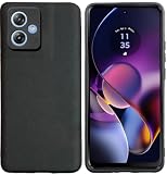For Motorola moto g64 5G ケース 保護カバー 【HNWEIWEI】 耐衝撃 TPU素材 柔らかい手触り スクリーン & カメラ保護 軽量 薄型 耐衝撃 傷つけ防止 指紋防止 黄変防止 Moto g64 5G 保護カバー (ブラック)