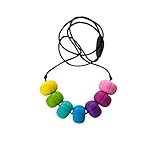 Teething Bling Pastel Chunky Teether Necklace [並行輸入品]