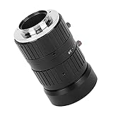 Liccx カメラアクセサリー、手動アイリスレンズ8MP アルミニウム合金Cマウント75mm長さほとんどの産業用カメラ用