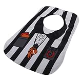 【ノーブランド品】幼児 赤ちゃん よだれかけ ビブ 黒と白 食事用 ジャージパターン