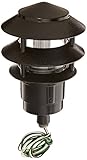 RAB Lighting LL322B/F13 Compact Fluorescent 3 Tier Lawn Light, Quad Type, 13W Power, 860 Lumens, 120