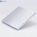 ABS プラスチック 滝型シャワーヘッド クロームメッキ表面処理 シルバー色 バスルーム トイレ用設備 FHS020