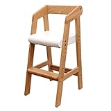 タンスのゲン キッズチェア ハイタイプ ハイチェア 木製 高さ調節可能 ライトブラウン 30600003 LB