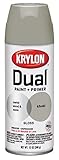 Krylon 8811 'Dual' Paint and Primer 12-Ounce Aerosol, Gloss Khaki [並行輸入品]