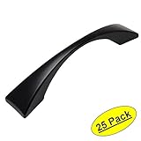 Cosmas 6263 FBフラットブラックモダンキャビネットハードウェアハンドルプル – 3 – 3 / 4 "インチ( 96 mm )穴中心 – 25パック