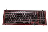 (修理交換用) 適用するNEC LaVie LL750/DS6R PC-LL750DS6R 日本語キーボード 赤