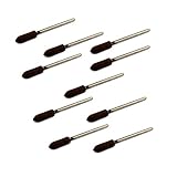 JINTONG ゴム砥石 2.35mmシャンク コーン ヘッド セラミック 研磨 マウント10個入り