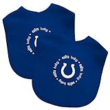 Baby Fanatic Team Color Bibs, Indianapolis Colts, 2-Count by Baby Fanatic [並行輸入品]