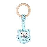 MayLily Premium | 歯固め (エコティーザー) | 楓の木 100％有機綿 有機ココナッツオイル | 抗アレルギー | ポーランド製 | 多くの色で利用可能